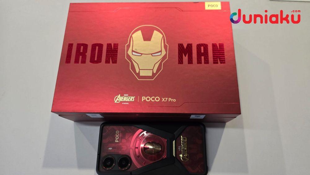 Mencoba POCO X7 Pro Iron Man Edition, Cocok untuk Fans Iron Man?