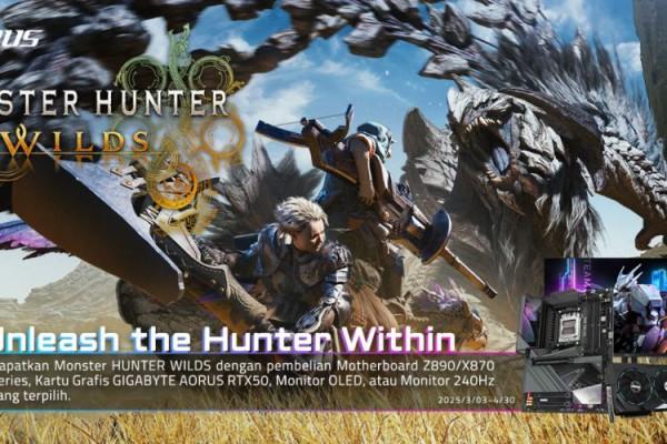 GIGABYTE Mempersembahkan Monster Hunter Wilds Game Bundle!