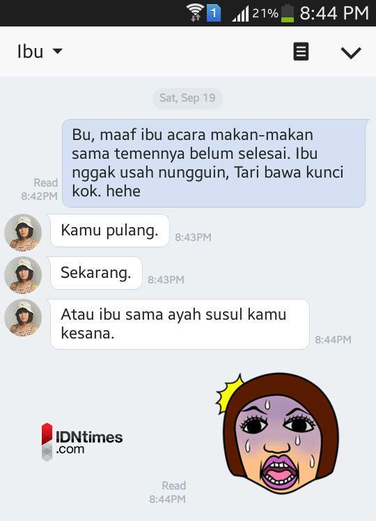 13 Tipe Ibu Protektif Berdasarkan Isi Chatnya, Ibumu yang Mana?