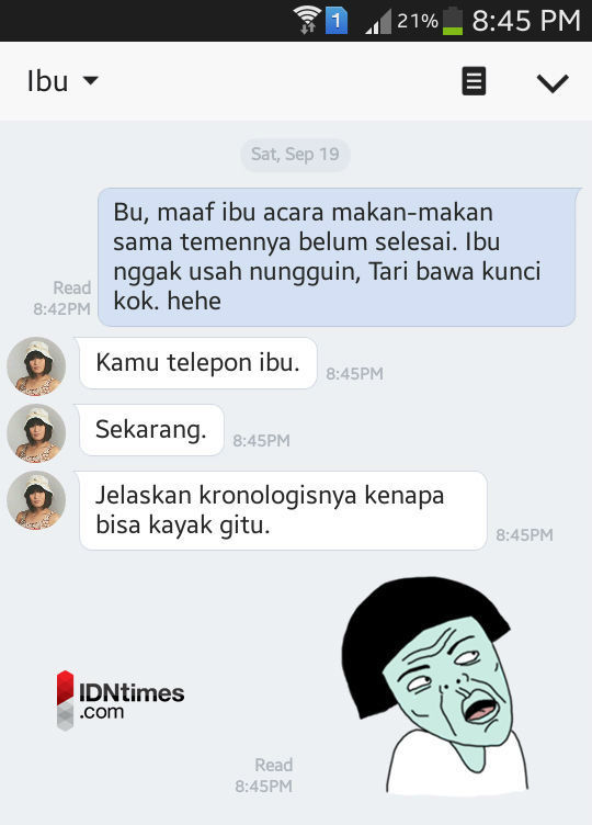 13 Tipe Ibu Protektif Berdasarkan Isi Chatnya, Ibumu yang Mana?