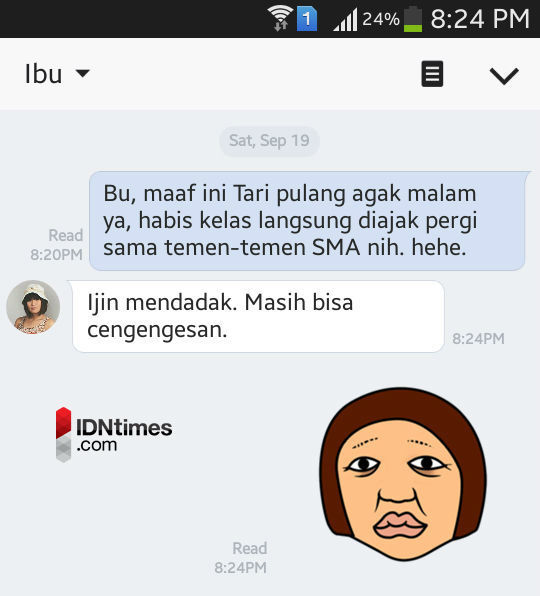 13 Tipe Ibu Protektif Berdasarkan Isi Chatnya, Ibumu yang Mana?