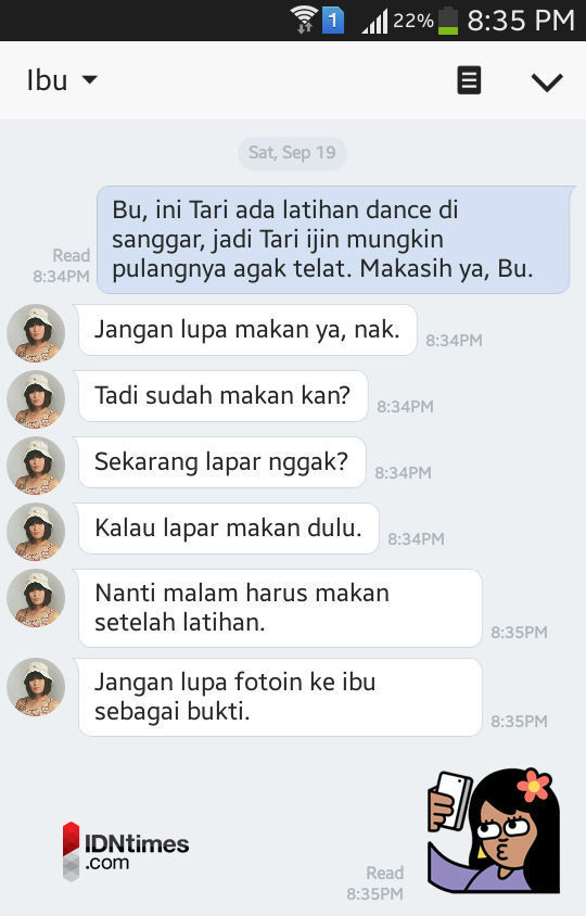 13 Tipe Ibu Protektif Berdasarkan Isi Chatnya, Ibumu yang Mana?
