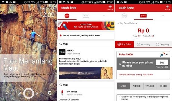 Dapatkan Pulsa Dan Hadiah Gratis Dengan Aplikasi Cashtree