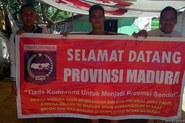 Sejumlah Warga Menuntut Pendirian Provinsi Madura