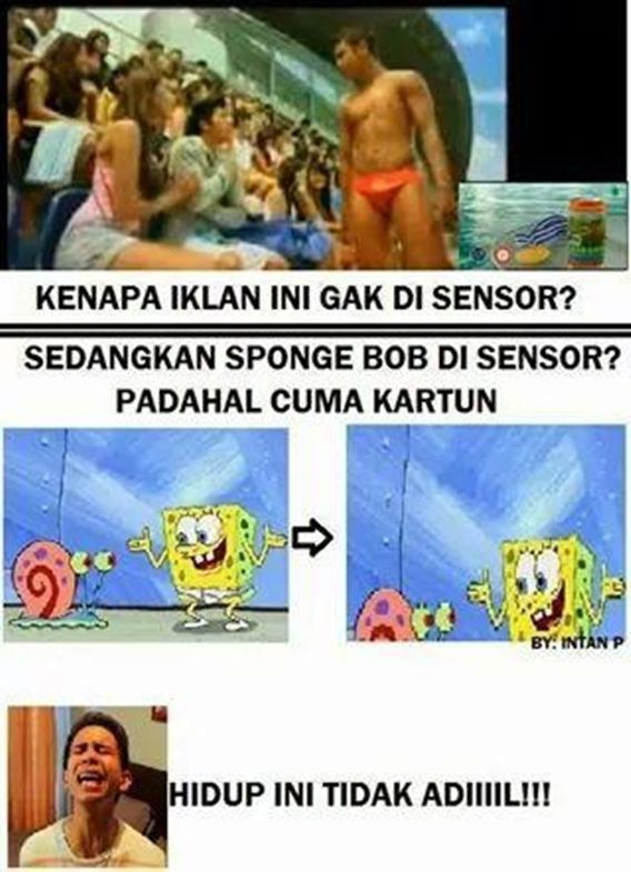 21 Meme yang Menyindir Penghapusan SpongeBob oleh KPI