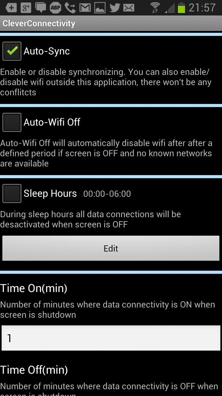 Enable sync. Enable sync