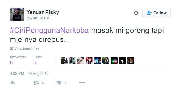 Ciri-ciri Pengguna Narkoba Versi BNN Ini Jadi Bahan Olokan Netizen