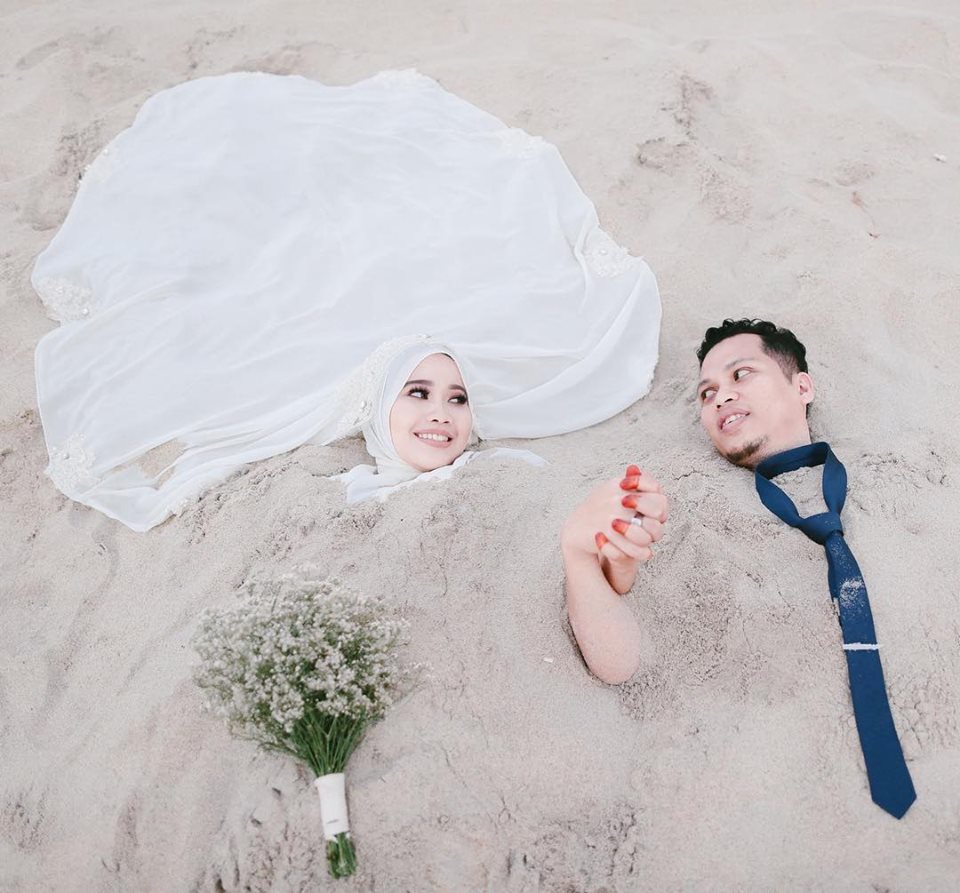 20 Inspirasi Foto Pasca Wedding Cocok Buat Pasangan Yang Menganut