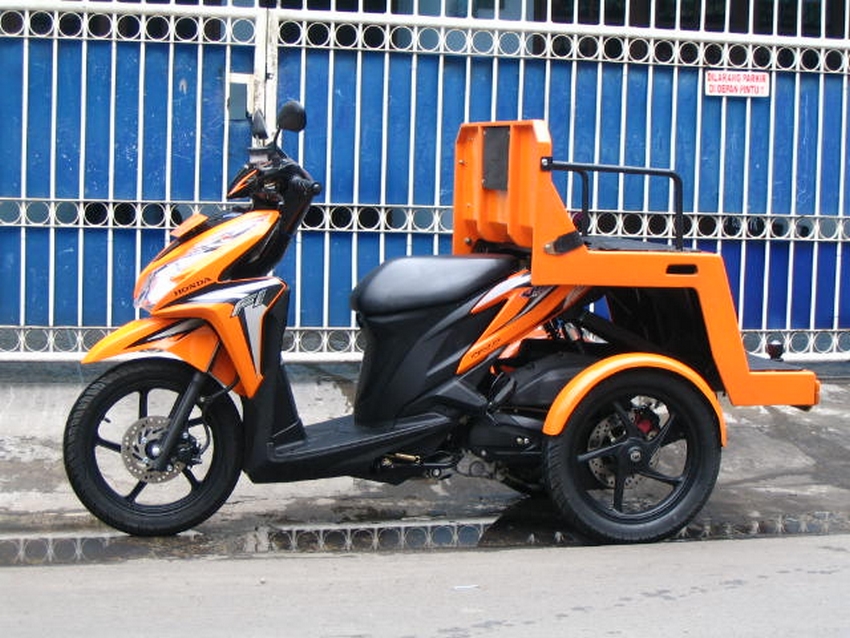 Kumpulan Gambar modifikasi motor untuk angkut barang Terbaru