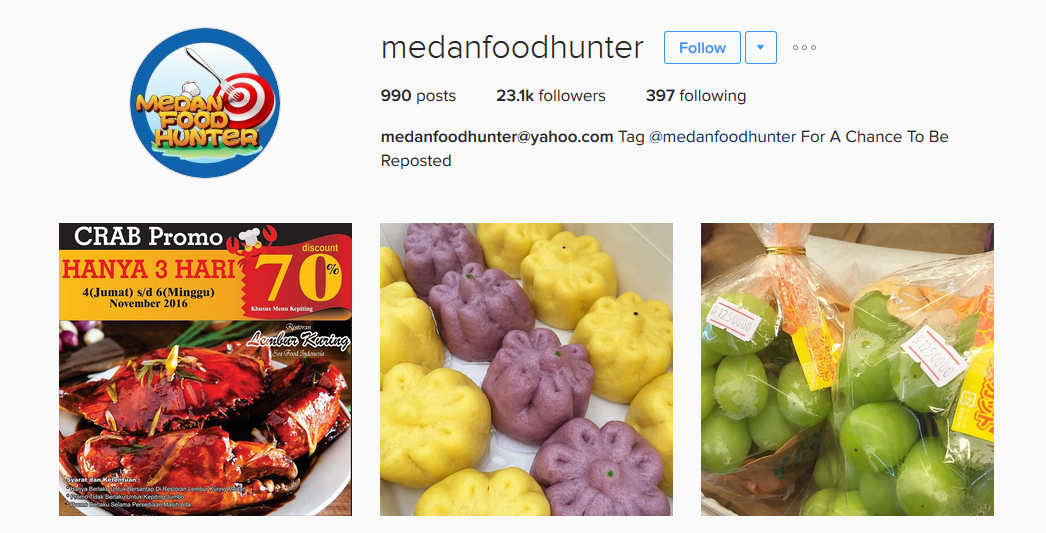 10 Akun Instagram Kuliner di Medan Paling Populer yang Bikin Kamu Mupeng