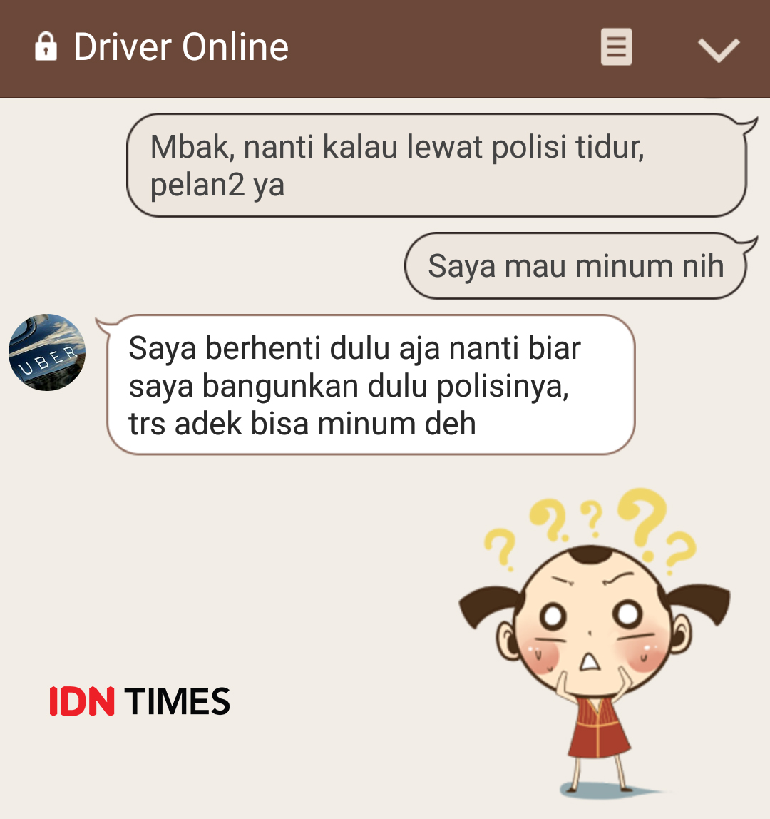 Tipe Driver Online Dilihat Dari Caranya Chat Dengan Penumpangnya