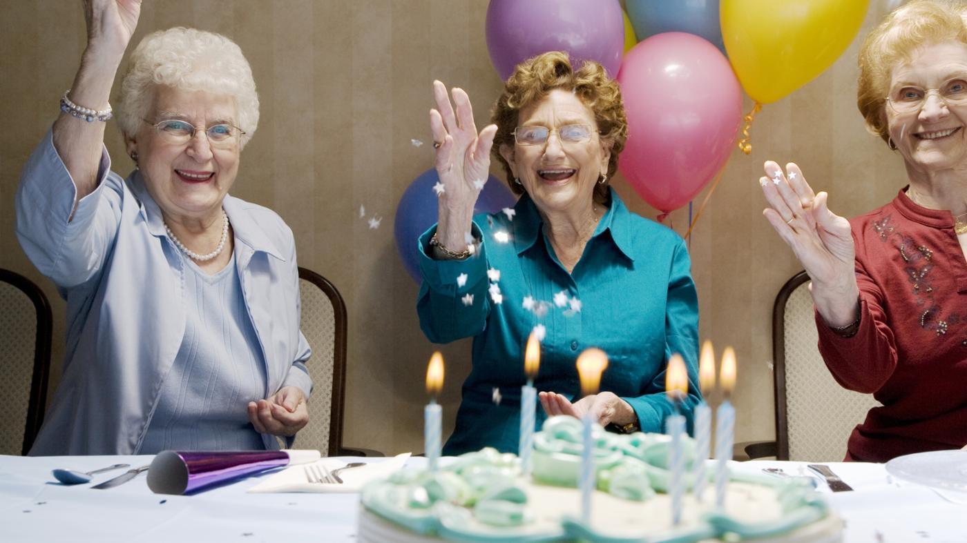 Elderly people Birthday Party