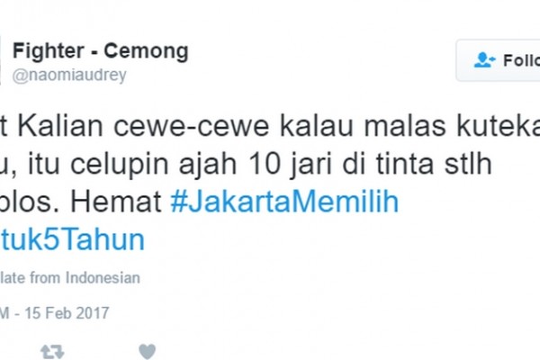 Netizen Ramai-ramai Semarakkan Pilkada Lewat #JakartaMemilih, Kocak dan Kreatif Abis!