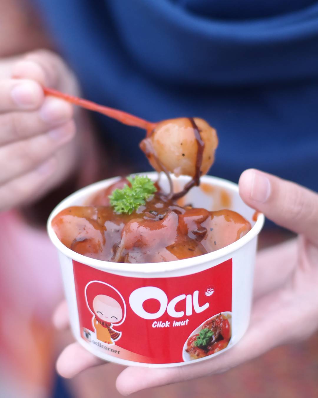 Gambar Kartun Orang Makan Bakso