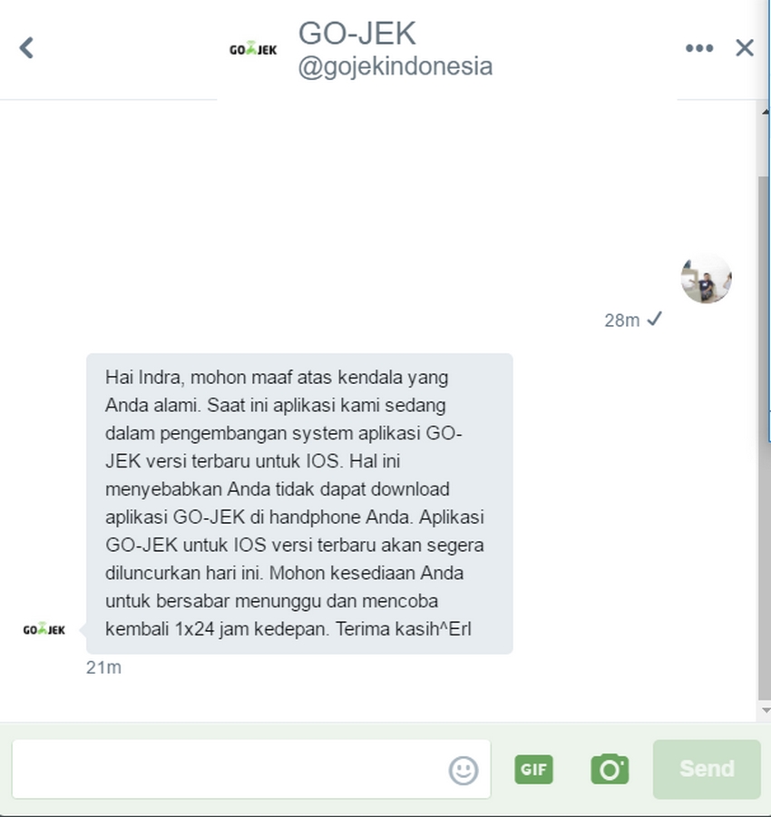Aplikasi GO-JEK Sempat Hilang di App Store, Ini Penjelasan 