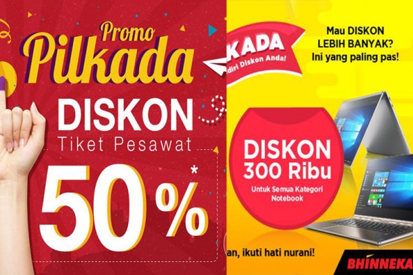 15 Diskon Keren Bagi Kamu yang Sudah Memilih di Pilkada DKI 2017