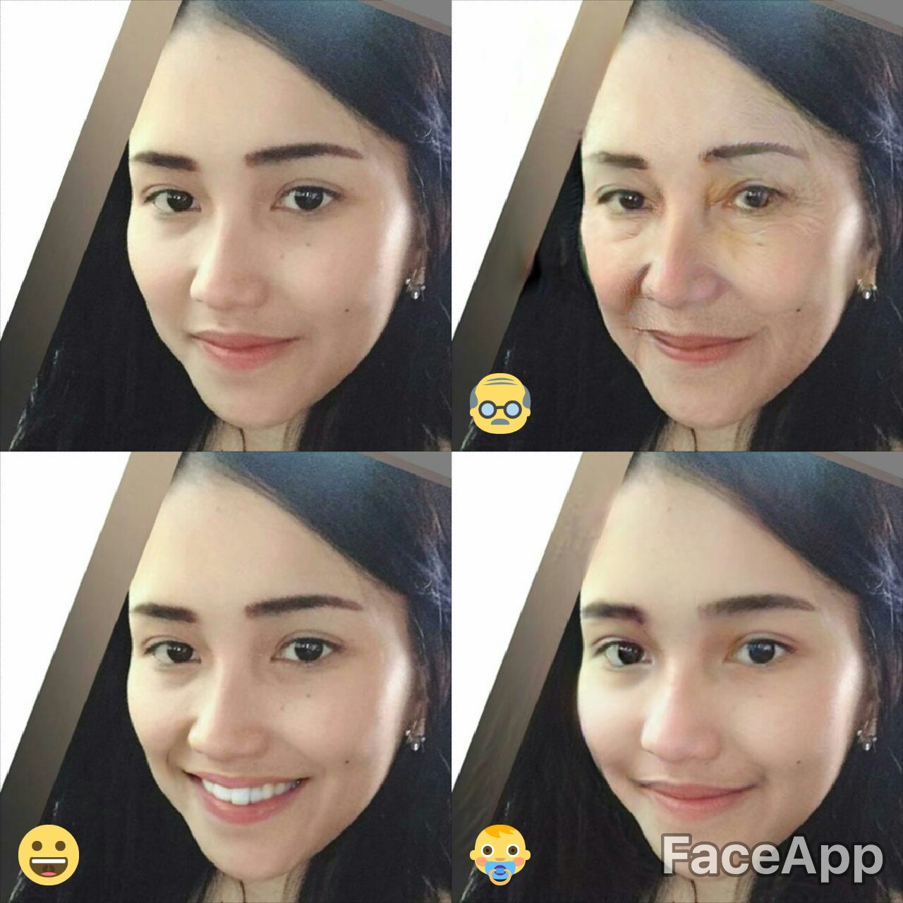 10 Hasil Foto Faceapp Selebritas Indonesia