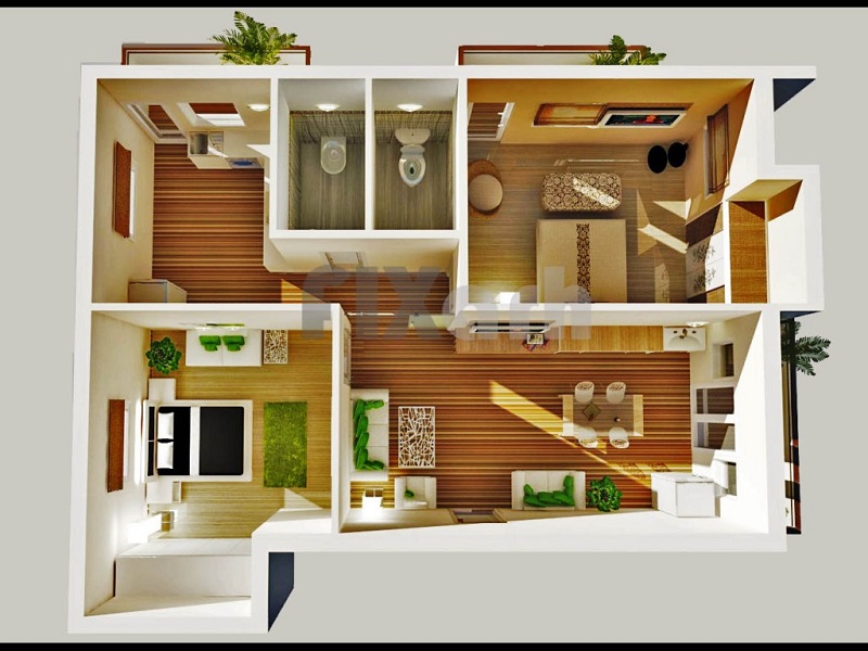 90 Gambar Desain Ruangan Rumah Minimalis Type 36 Paling Keren