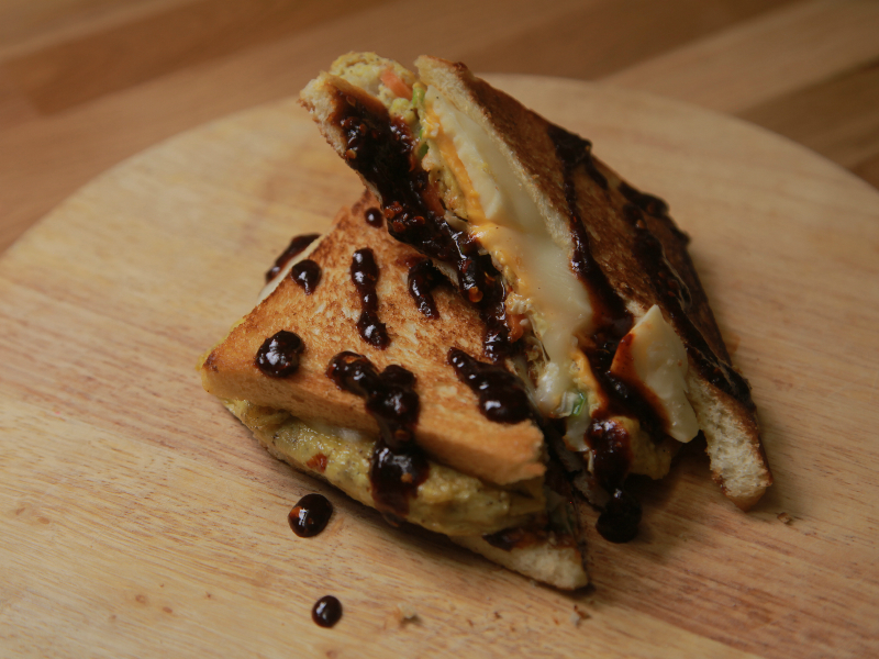 Hot Chili Sandwich a la IDN TV Yummy!