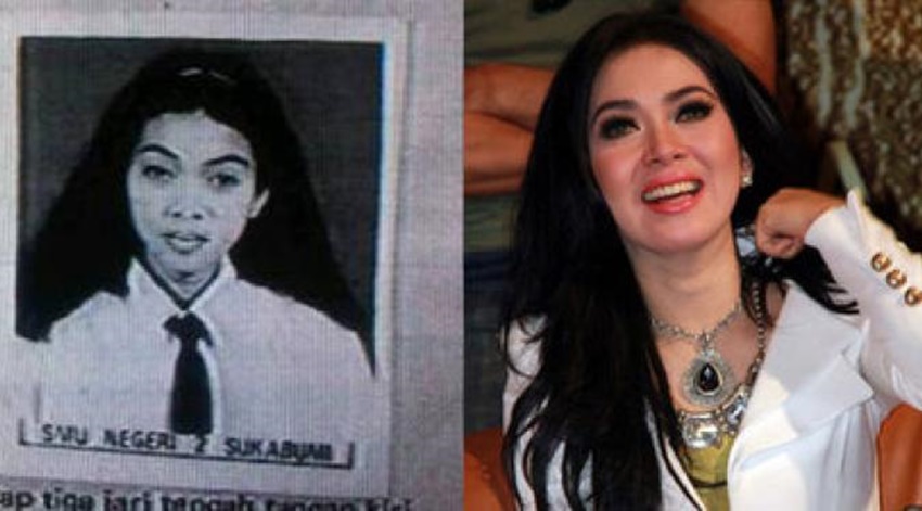 Perbandingan 10 Foto  Artis  Saat Masih Sekolah Vs Sekarang 