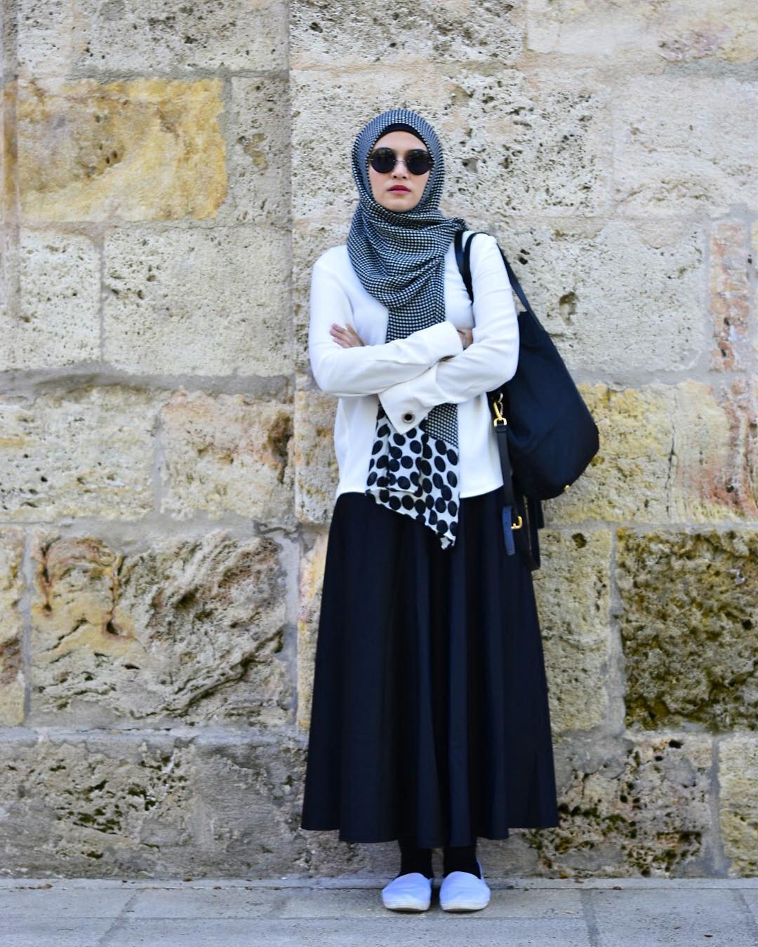 Style Hijab Kece Buat Cewek Bertubuh Kurus Mau Tiru