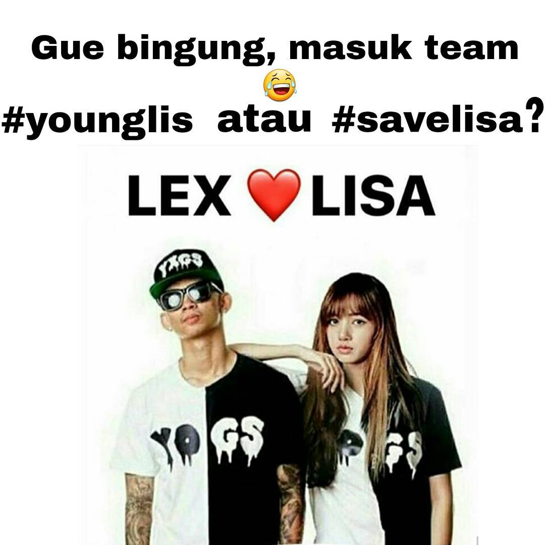 Young Lex Naksir Lisa BLACKPINK Fans Ramai Ramai Buat Memenya
