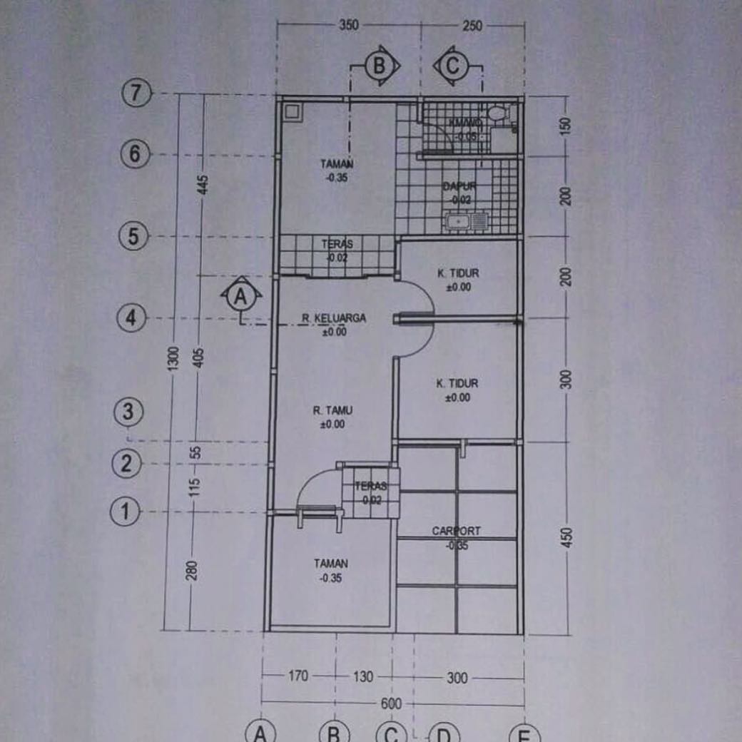 Desain Rumah Unik Tipe 45 Meski Mungil