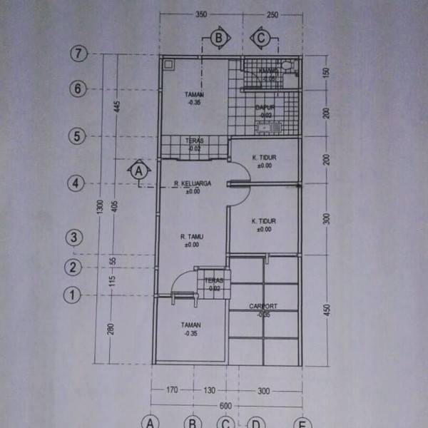 Desain Rumah  Unik  Tipe  45  Meski Mungil Ada Indoor Garden 