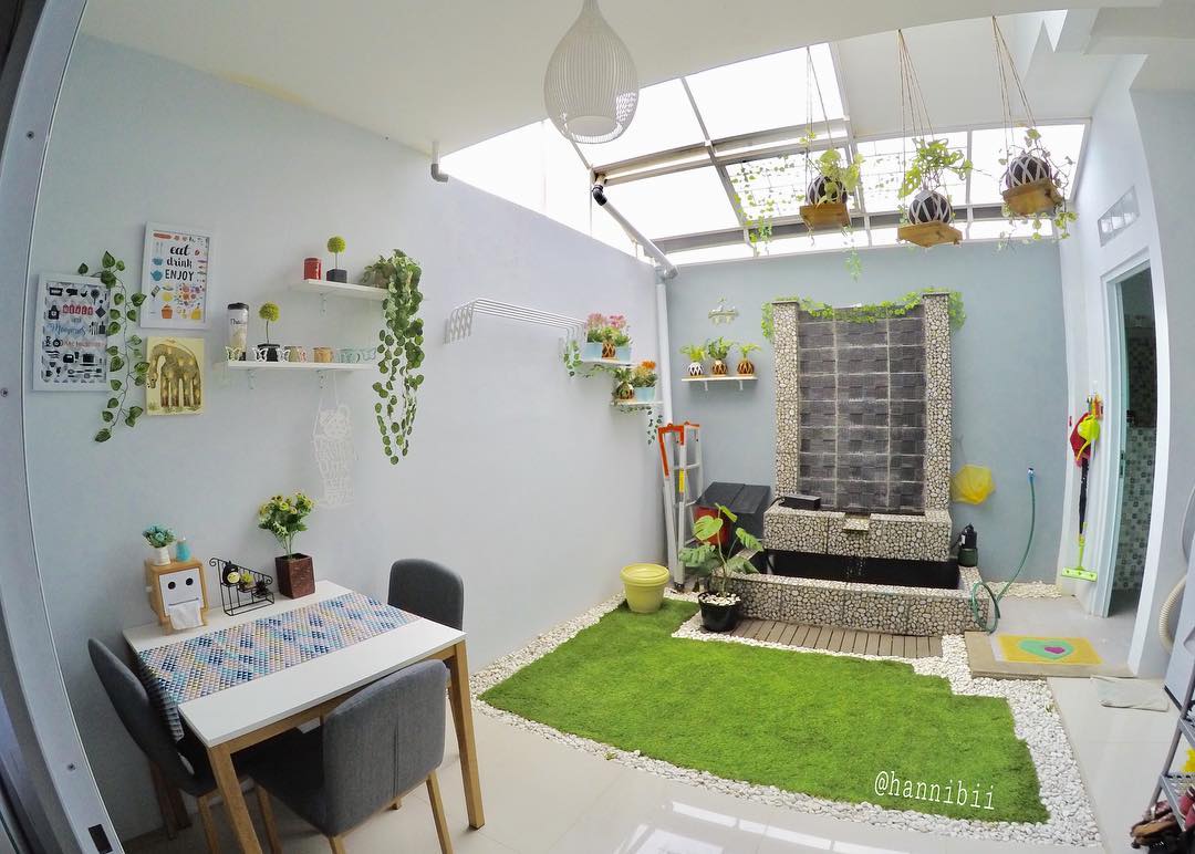 Desain Rumah Unik Tipe 45: Meski Mungil, Ada Indoor Garden!