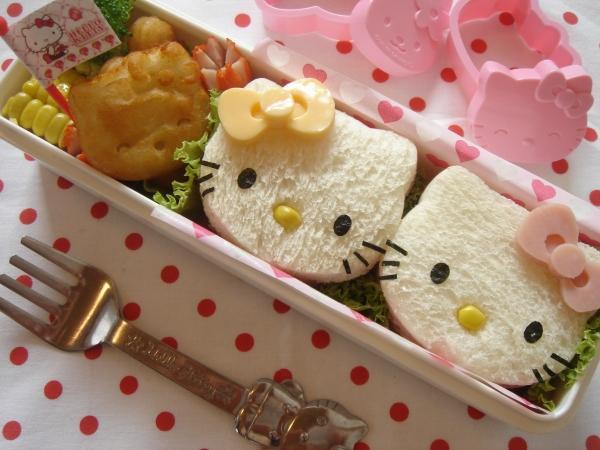 hello kitty bento lunch  Makanan kreatif, Bento, Makanan
