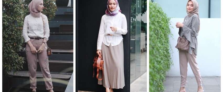 10 OOTD Hijab Kekinian untuk Kuliah, Super Kasual & Kece!