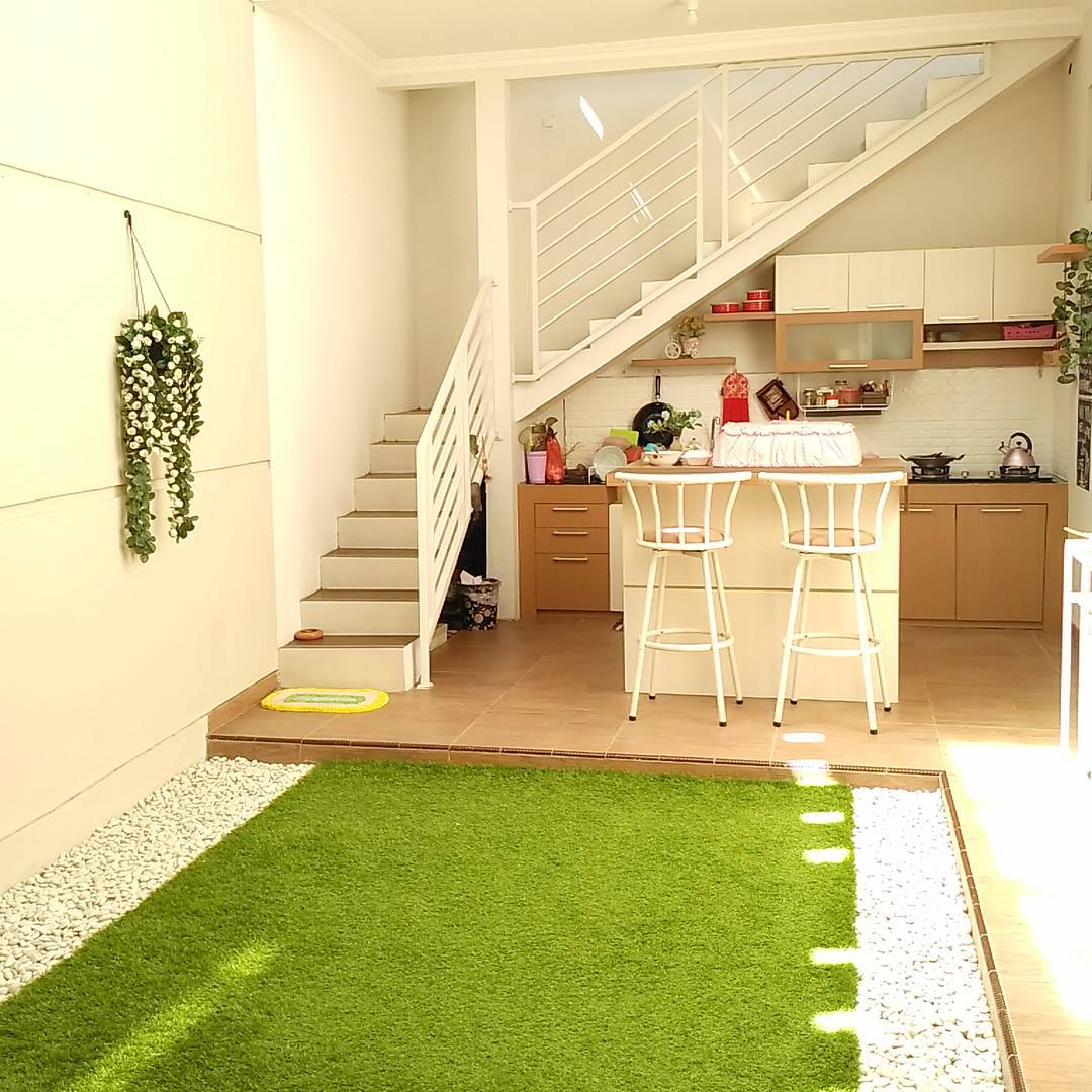 Inspirasi Rumah  120 m dengan  Indoor Garden Bisa Piknik 