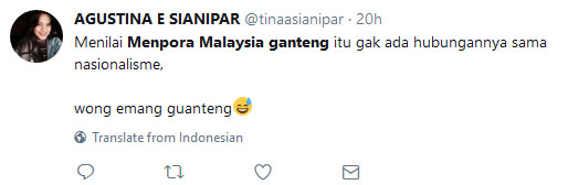Kocak, Netizen Salah Fokus Pada Ketampanan Menpora Malaysia