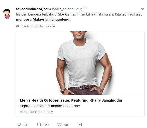 Kocak, Netizen Salah Fokus Pada Ketampanan Menpora Malaysia