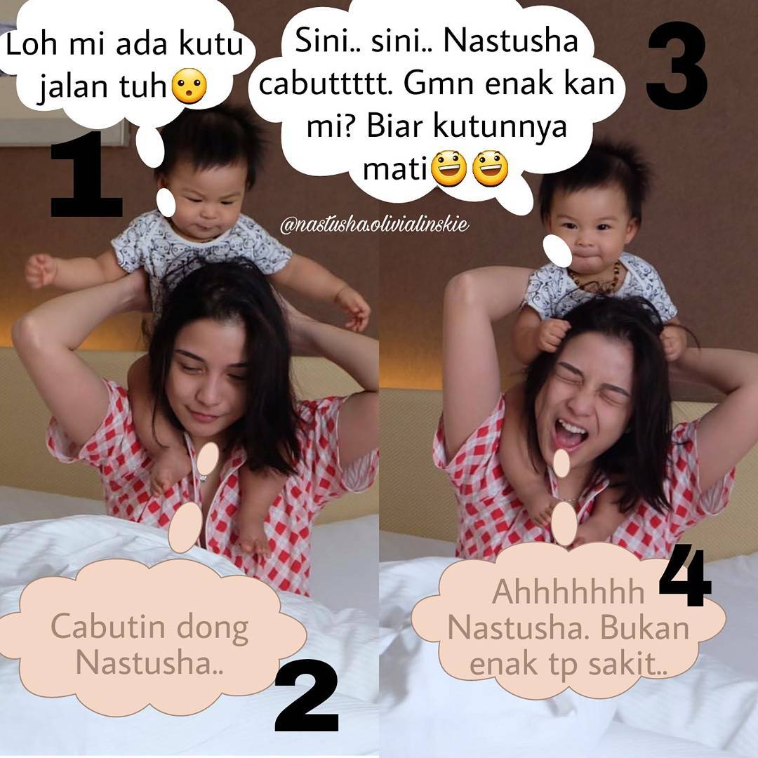 Saking Lucunya Begini 10 Foto Kalau Baby Nastusha Dijadikan Meme