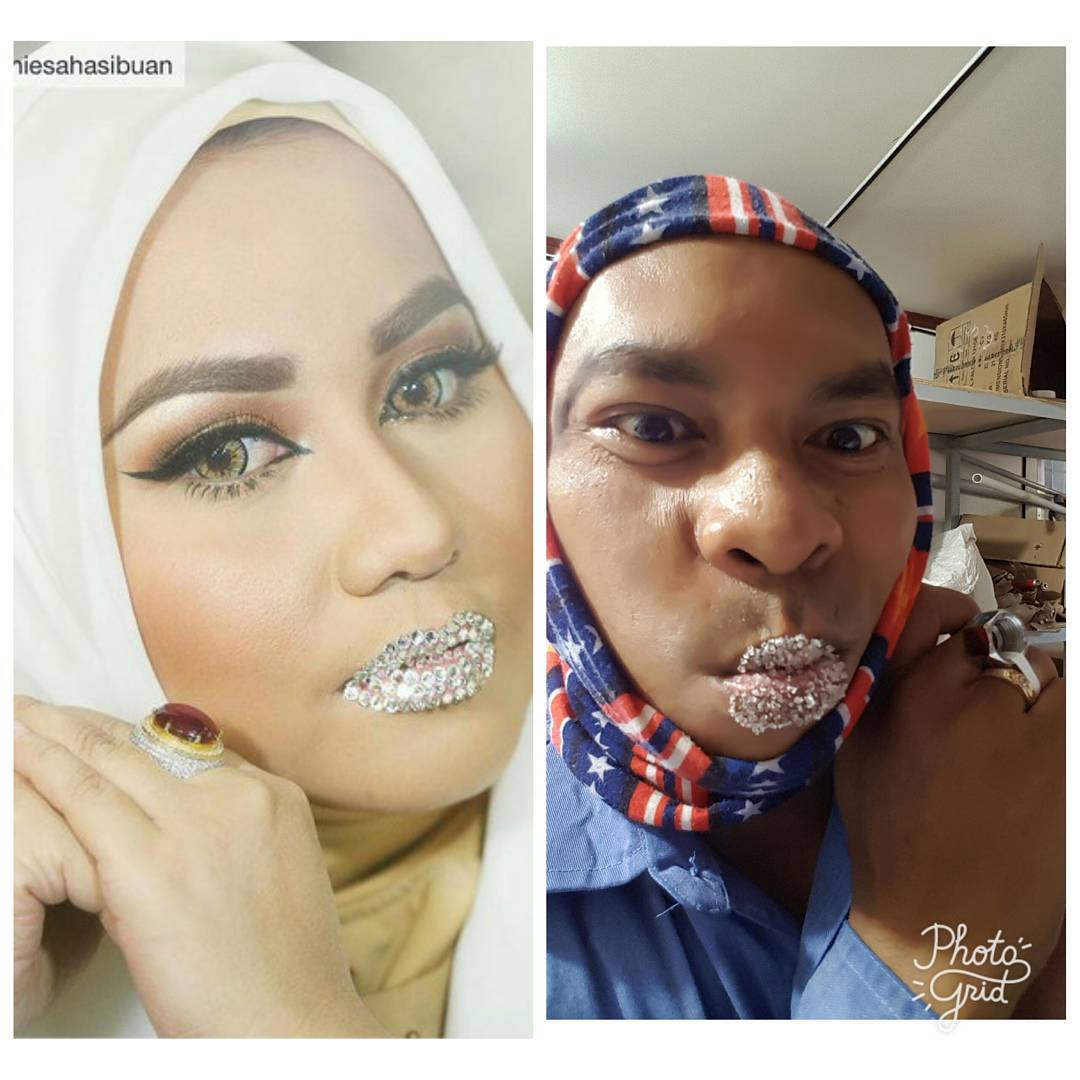 Kocak Gaya Bibir Berlian Anniesa Hasibuan Jadi Trend Meme Baru