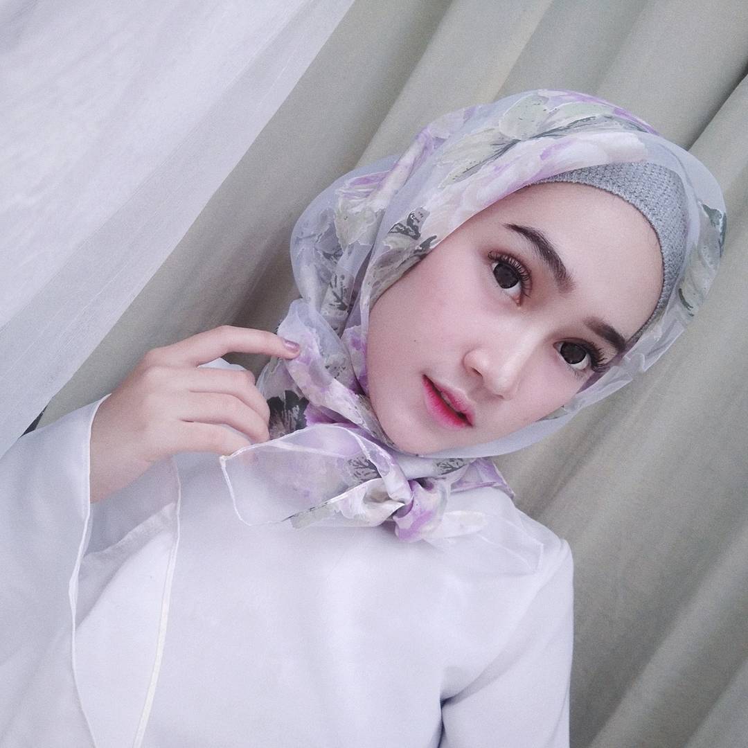 Gambar Tutorial Hijab Bahan Organza Tutorial Hijab