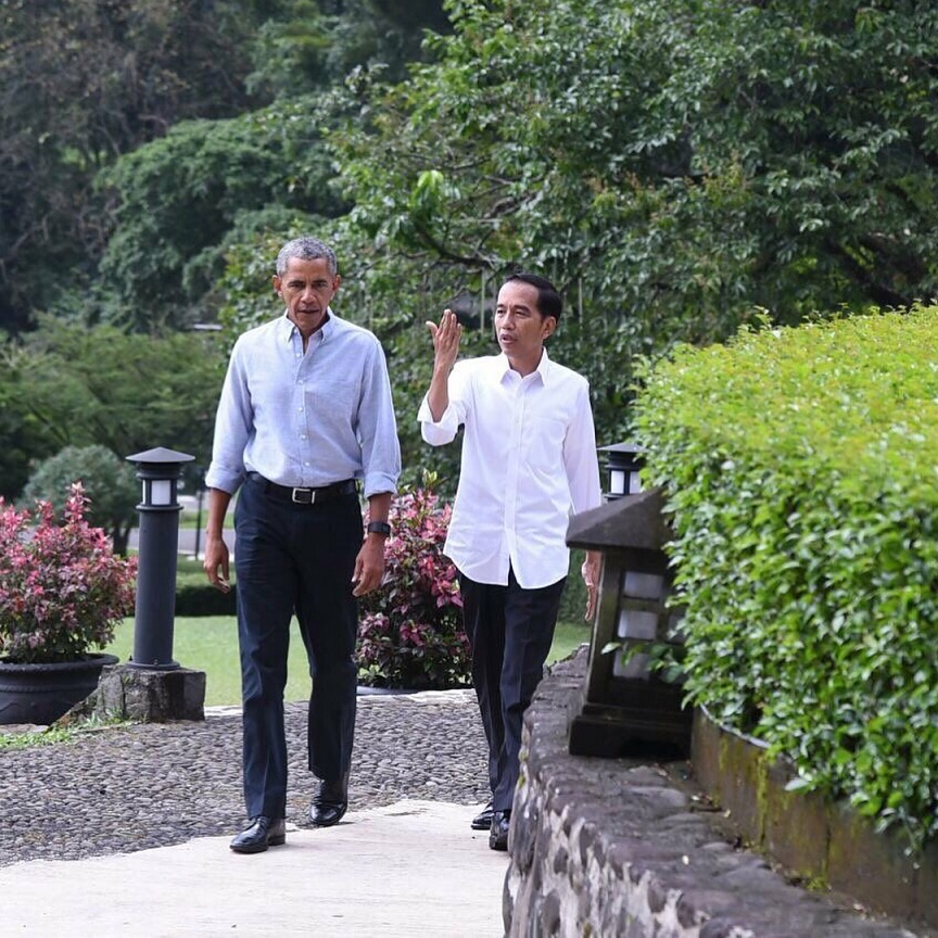 17 Potret Liburan Presiden Jokowi, Sederhana tapi Tetap Asyik!