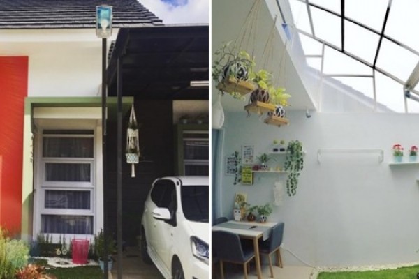  Desain  Rumah  Unik  Tipe  45  m Meski  Mungil  Ada  Indoor  Garden  