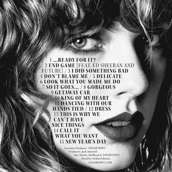 Baru Rilis, Ini 8 Fakta Menarik Album Reputation Taylor Swift