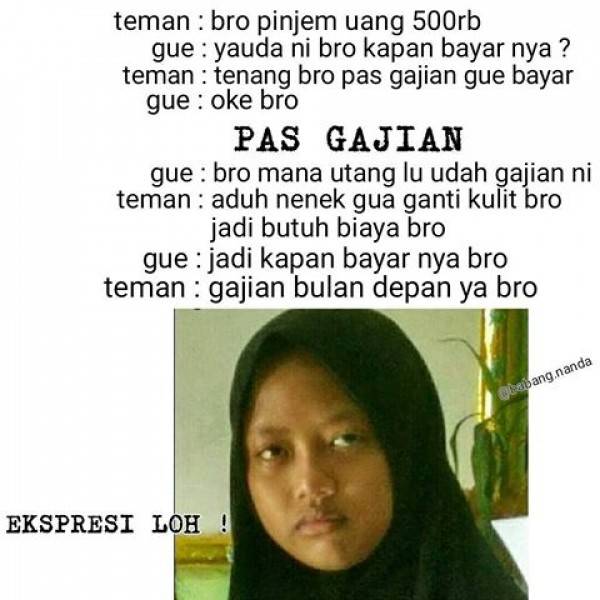 10 Meme Gambarkan Susahnya Nagih Hutang Ke Temen Ini Bikin Gemes!