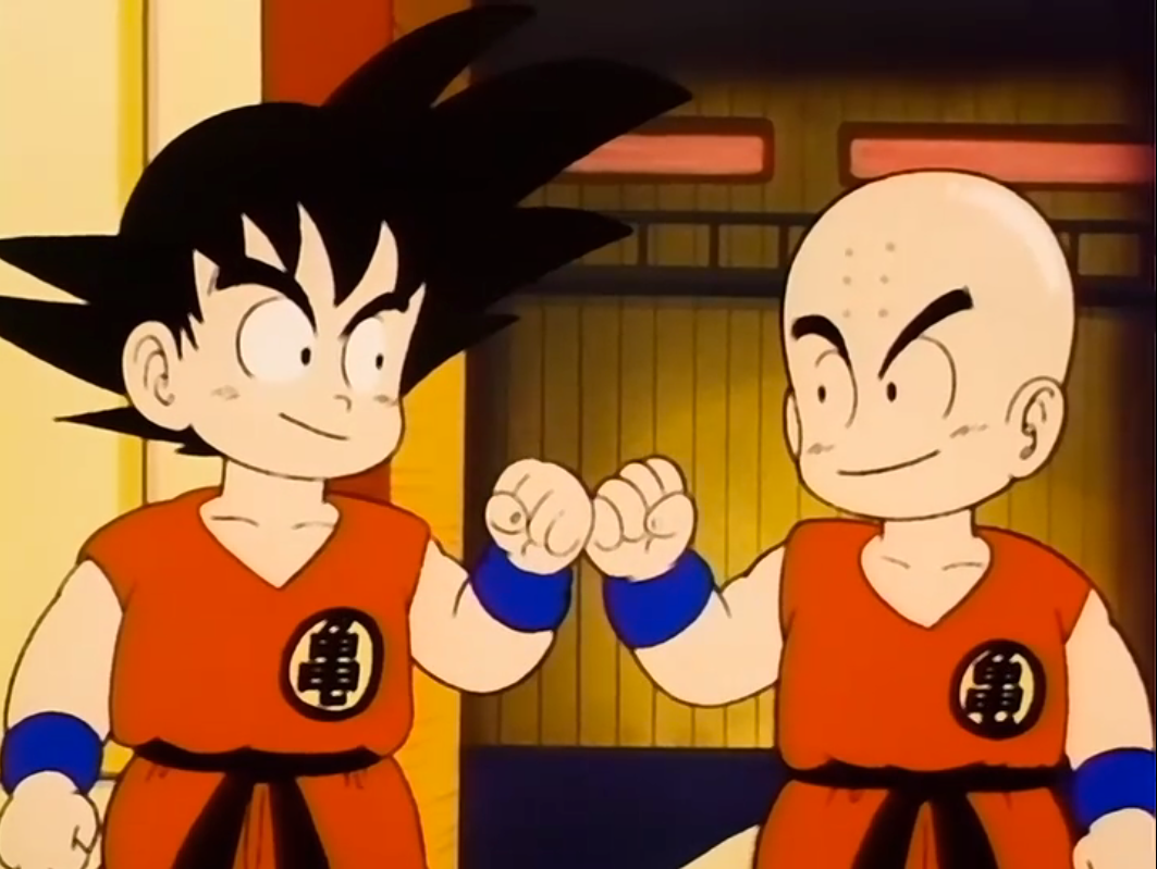 Goku juga punya banyak teman karena dia adalah sosok yang periang dan perca...