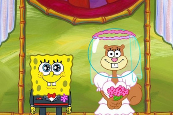 Spongebob and Sandy are in love - YouTube