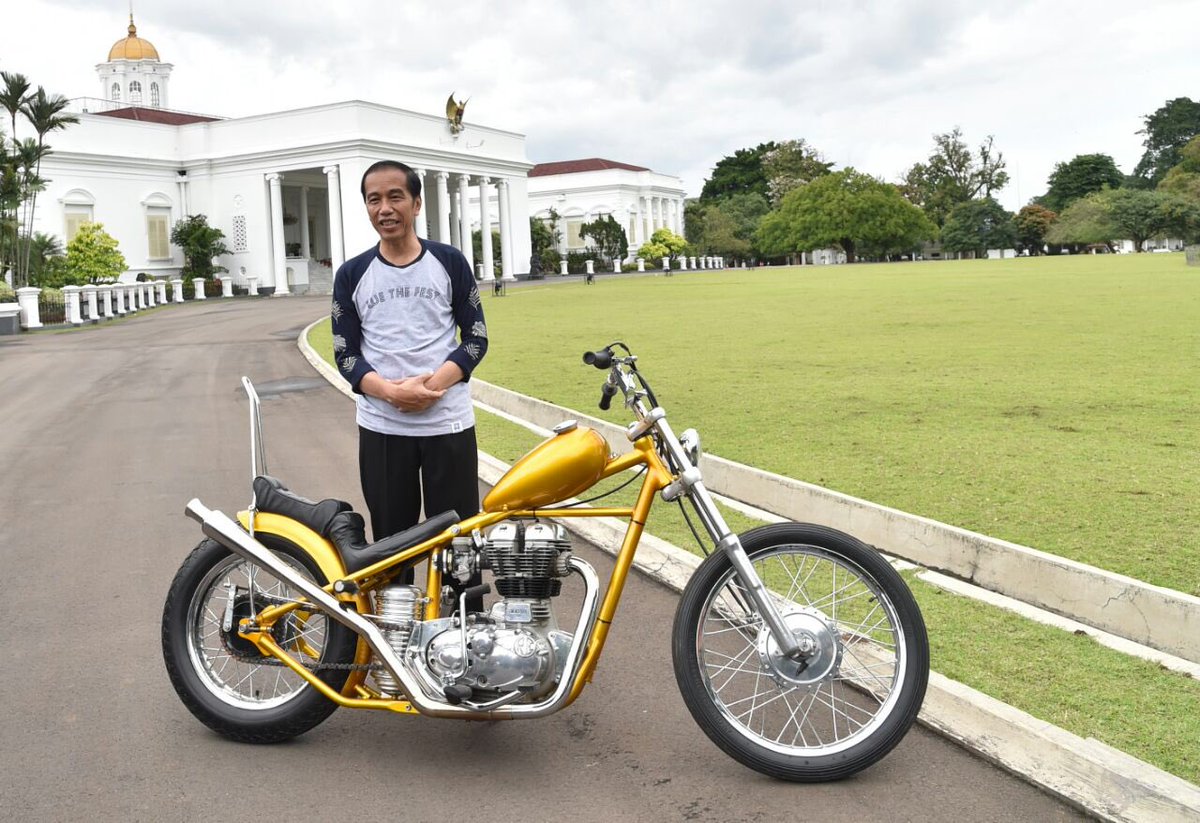Lima Hal Unik Tentang Chopperland Motor Modifikasi Baru Jokowi