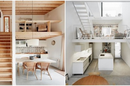 10 Desain Hunian dengan Mezzanine Pas Untuk Rumah 