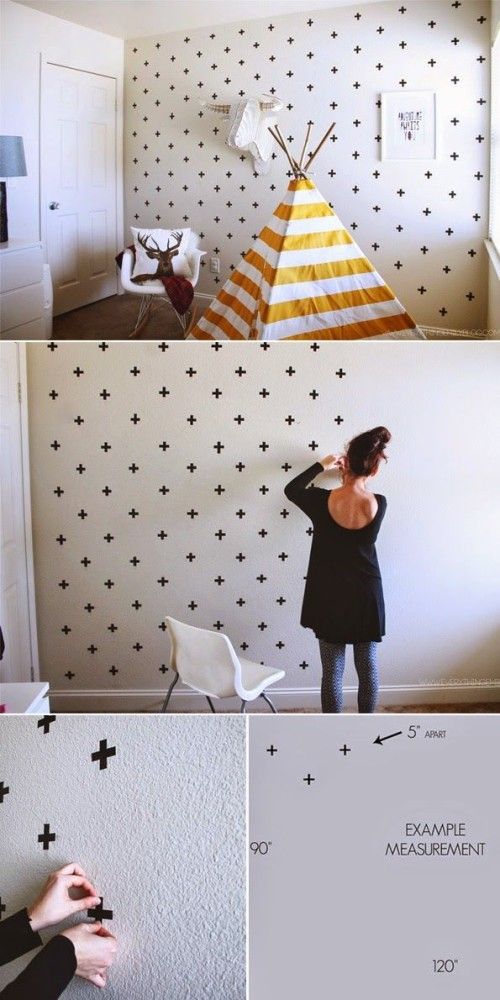 10 Cara Gampang Bikin Wallpaper  Kamar  Bisa Pakai Lakban 