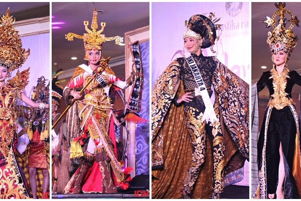 16 Potret Kostum Tradisional Puteri Indonesia 2018 yang Cetar Banget
