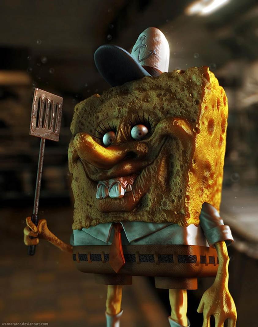 UP 11 Gambar Horor Spongebob Ini Bikin Merinding Dalam Sekejap