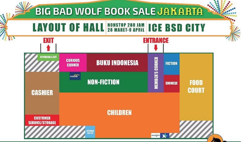 Panduan Berburu Buku di 'Big Bad Wolf 2018'