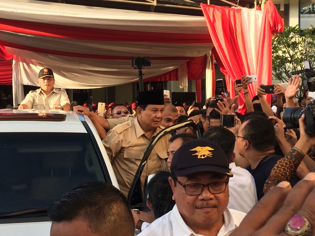 Prabowo Miris Disebut Presiden saat Kampanye Sudrajat-Syaikhu di Depok